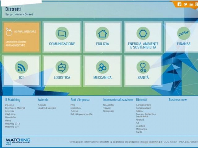 Al Matching 2.0 nel Distretto Agroalimentare