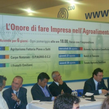 La presenza di CDO Agroalimentare nelle passate edizioni del Meeting di Rimini