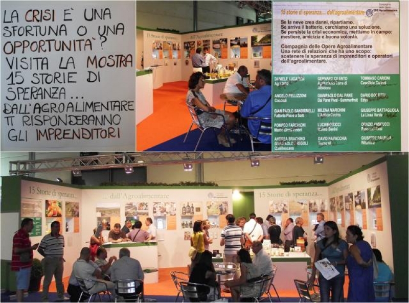 MOSTRA "15 storie di speranza...dall'Agroalimentare", MEETING DI RIMINI 2012