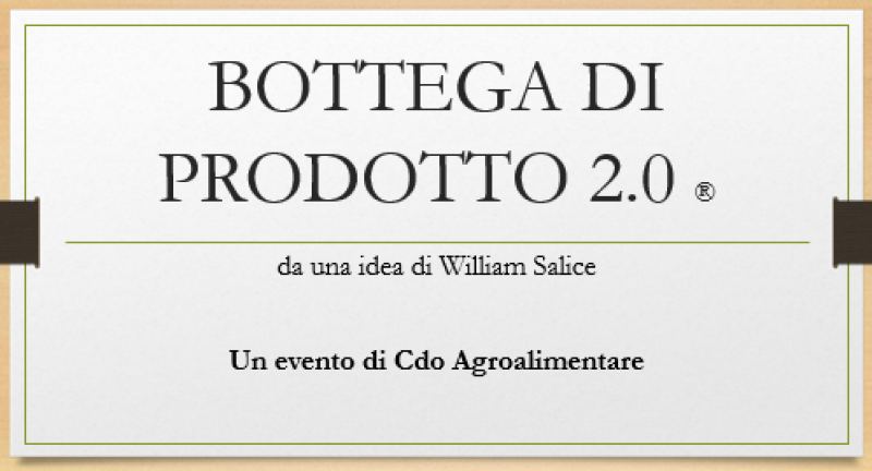 Bottega di prodotto 2.0