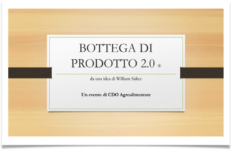Bottega di Prodotto 2018