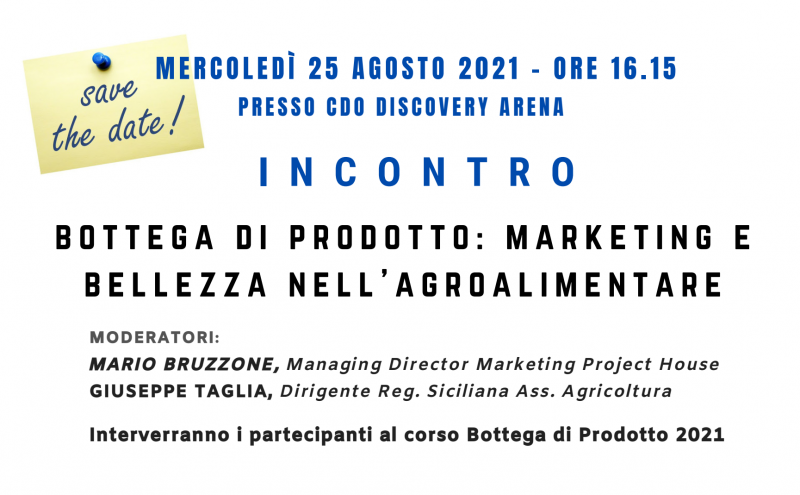 BOTTEGA DI PRODOTTO: MARKETING E BELLEZZA NELL'AGROALIMENTARE