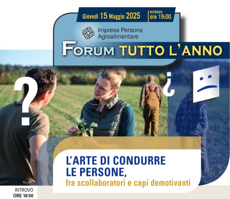 FORUM TUTTO L'ANNO 15 MAGGIO ORE 19.00