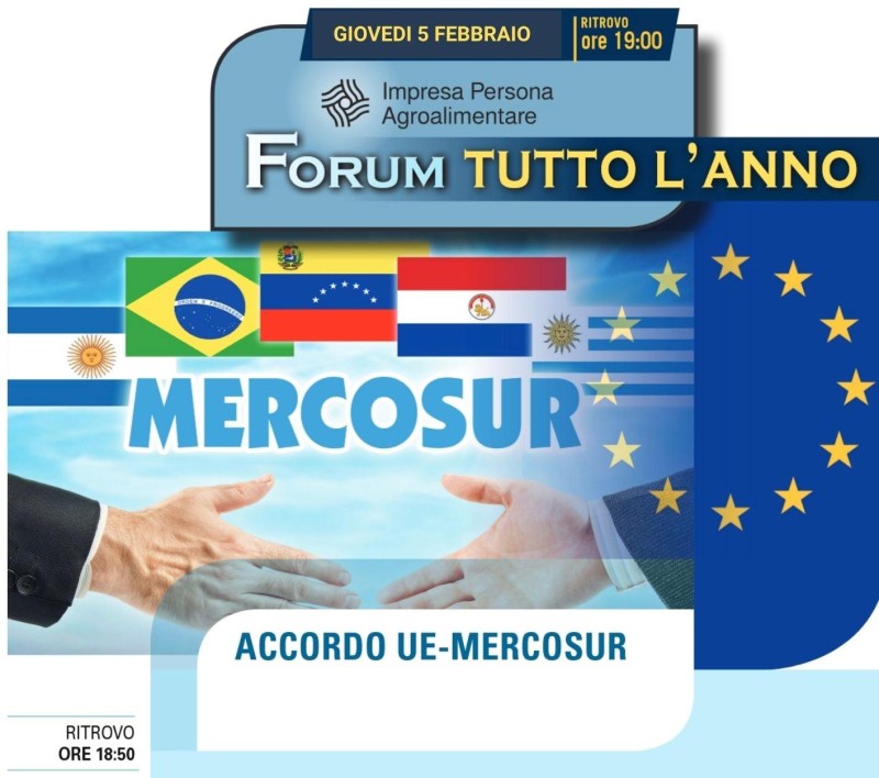 FTA 5 FEBBRAIO ORE 19.00, L'ACCORDO UE-MERCOSUR